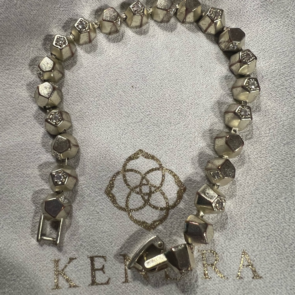 Kendra Scott Silver Geometric Bracelet